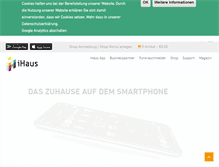 Tablet Screenshot of ihaus.com